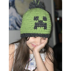 Crochet Creeper Hat For Kids