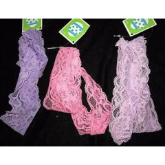 girls NEW NWT STRETCH HAIR BOWS HEADBANDS ASSORTED COLORS fancy lace design #9