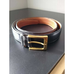 Black Leather Belt S 42