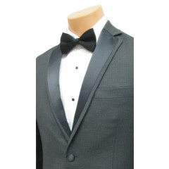 Men's Joseph Abboud Grey Tuxedo Jacket with Pants Wedding Groom Prom 43XL 37W