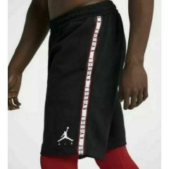 Air Jordan HBR Fleece Basketball Shorts Men's Small Black CJ9466-010