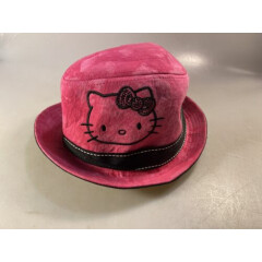Hello Kitty / Sanrio Fedora Kids / Girls Pink Hat, Size: S/M
