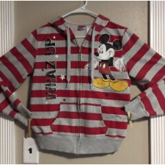 Junior Hoodie Disney Size L (11-13) Long Sleeve Zipper Front Blend
