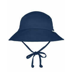 i play Baby Breathable Swim And Sun Bucket Hat Blue 0-6 Mos