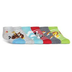 K.Bell Kid's Noah's Ark Socks-6 Pairs wear everyday-Shoe Size 7.5-13 ships Free 