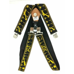 Nocona Belt Company Tool Tape Measure Suspenders 48" 
