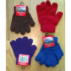 NEW STRETCHY GLOVES knitted Girls Boys to Juniors to Adult NWT from USA!