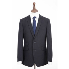 Men's Charcoal Grey Tailored Fit Suit By Daniel Dresscott 