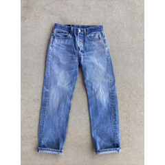 Vintage Distressed Levi’s Levis 501 Button Fly Size 33x30 Jeans USA Denim Pants