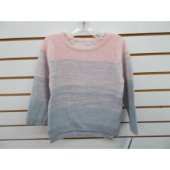Girls Nautica $42.50 Pale Pink Fade to Gray Sweater Size 4 - 6X