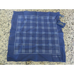 Polo RALPH LAUREN Handkerchief Pocket Square Linen Made in Italy