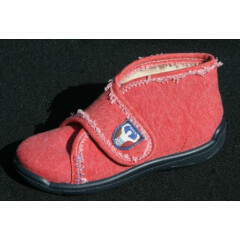 Romika Box Kids Shoes M 25 10 Toddlers Light Red Denim Hook Loop Closure NWOB