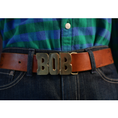 vintage BOB BELT BUCKLE 