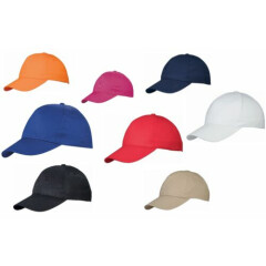 CHILDRENS BASEBALL CAP HAT - 13 GREAT COLOURS U.S BASIC - FAST POSTAGE