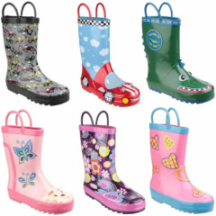 Cotswold Puddle Boot Kids Boys Girls Infants Wellingtons Wellies UK4.5-13