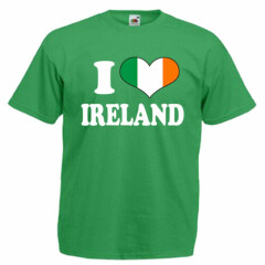 I Love Heart Ireland Children's Kids Childs T Shirt