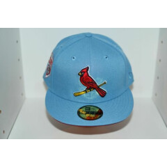 ST. LOUIS CARDINALS 2011 WORLD SERIES CHAMPIONS NEW ERA FITTED HAT - Sz 7 1/2