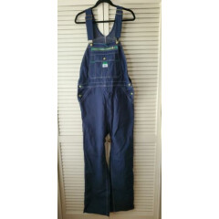 NWOT Mens Liberty Blue Denim Jeans Carpenter Bib Overalls Size 34 x 32
