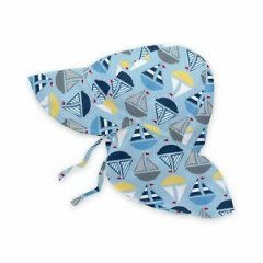 i play. by green sprouts Baby Boys' Flap Sun Protection Print Hat