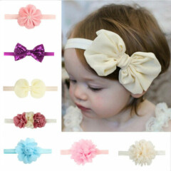 2022 Baby Flower Soft Elastic Headband Cute Accessories