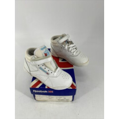 RARE Deadstock Reebok Kids Toddler Reebok Classic Shoes Sneaker White Size 8.5