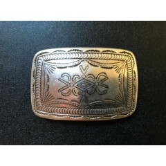 Rare,Navajo,Tribal,Viking,Celtic,Medieval,Western,Cowboy belt buckle.Silver plat