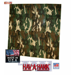 6-USA MADE Army Green Hardwood CAMO Camouflage Bandana Head Neck Wrap Scarf 
