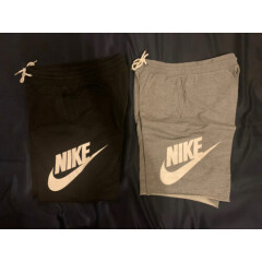 Nike Sportswear Alumni Shorts Mens Small Colors Black Heather Grey/Gray (2)