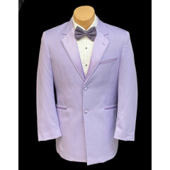 Men's Andrew Fezza Lavender Purple Tuxedo Jacket Retro Spring Wedding Prom 37L