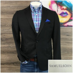 Samuelsohn Tuxedo Jacket Sport Coat Blazer Men's Size 40R Wool