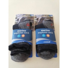 5 pack Mountain life Merino Wool Trekking Outdoor Thermal Socks size 34-48