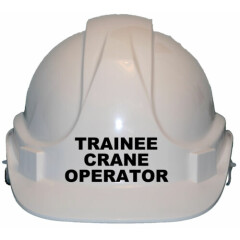 Trainee Crane Operator Children's Kids Hard Hat Safety Helmet 1-7 Years Approx