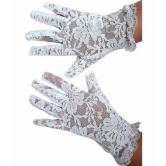 White Lace Communion Gloves Toddlers Super Cute for Boys & Girls. Outfit Gloves