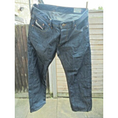 Diesel Larkee Jeans Mens W36 L28 Regular Straight 008z8 Button Fly