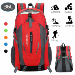 36L Hiking Backpack Outdoor Camping Rucksack Waterproof Men Shoulder Travel Bag