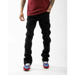 New Men's Jordan Craig Shredded Flare Jet Black Jean Size 40/36 Brand New!