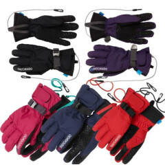 Didriksons Five Youth Ski Gloves Girls Boys Insulated Water Repellent Glove