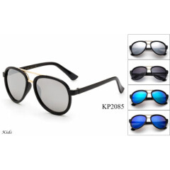 Kids Sunglasses Aviator Style Boys Girls Youth Eyewear Classic UV 100% Lead Free