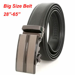 2021 Pure Men1 Belt Black Dress Belt With Automatic Buckle Large Size 28" -62"