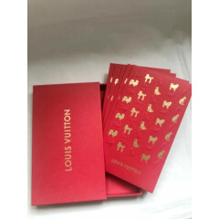 Louis Vuitton 2018 dog monogram red packet for holder bag box scott globe trunk