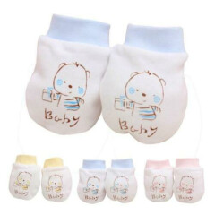 Baby Infant Boys Girls Anti Scratch Mittens Soft Newborn Baby Cute Gloves 1PAIR