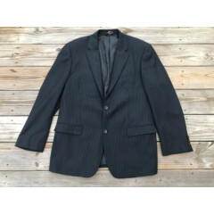 Prontomoda Men Blazer Two Button Sport Coat Jacket Designed in Italy Merino Wool