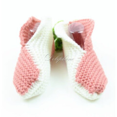 Wholesale Lots 4 boxes Crochet baby booties shoes New Baby girl / boy 3-6 Months