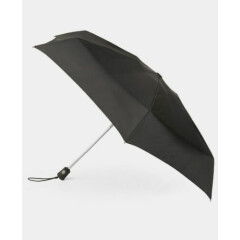 $35 Totes Black Travel Mini Traveler Auto Open Close Compact Rain Umbrella