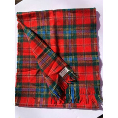 Pure Wool Scarf Maclean of Duart by Rodlinoch Made in Scotland 100% 