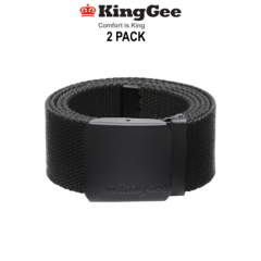 KingGee 2 Pack Originals Stretch Belt Ultra Comfort Flexibility Work K61231