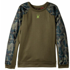 Spyder Kids Hybrid Pullover Top Sweatshirt Sweater, Size S (8 Boys) NWT