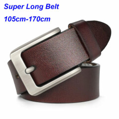 Big Tall Top Quality Designer Belt Mens Belt 100% Cow Leather Belt Size 30-60"
