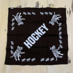 HOCKEY - NEW Vans Andrew Allen Brown & White Skateboard Bandana Handkerchief