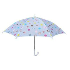 Foxfire FOX-602-80 Childrens White Polka Dots Umbrella - Size 1